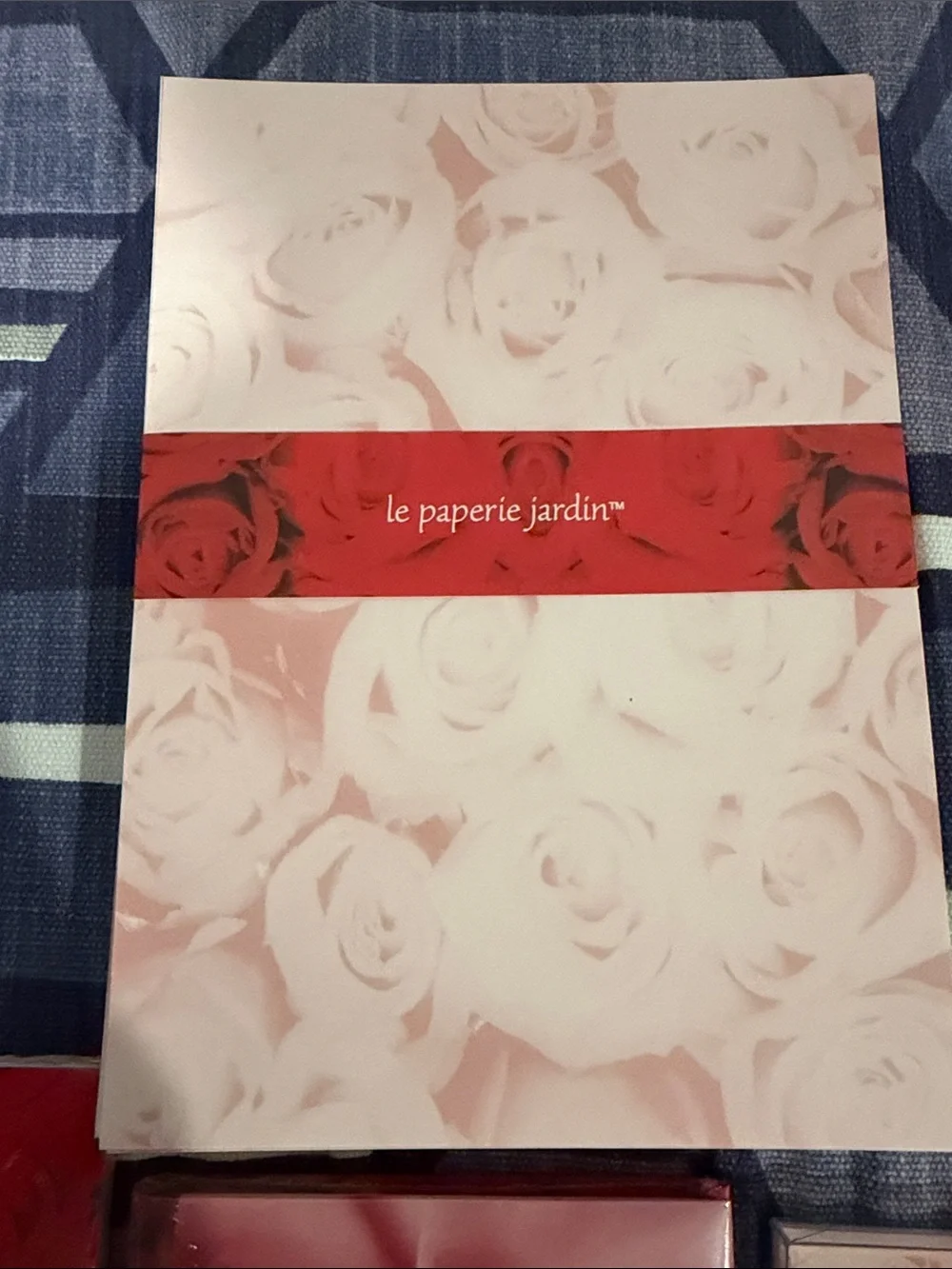 Le Paperie Jardin Pink Rose Stationery Set